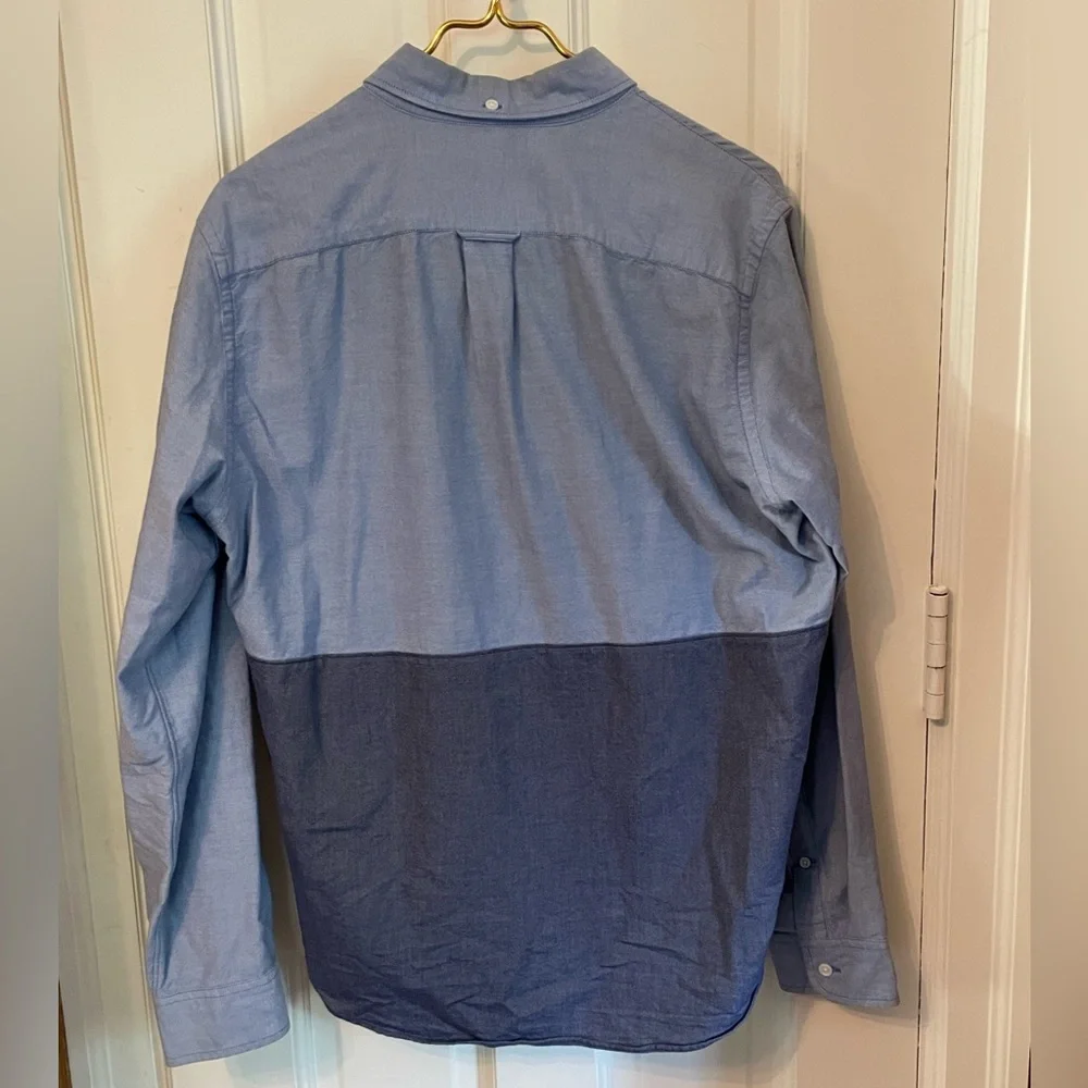 JCrew Two Toned Cotton Button Up. Size Medium.